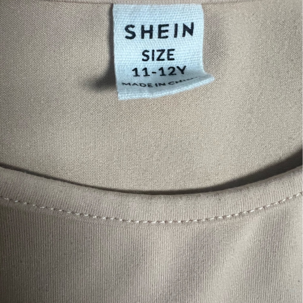 Shein Bodysuit Tops - Cream, Brown, and Black - Picture 7 of 8